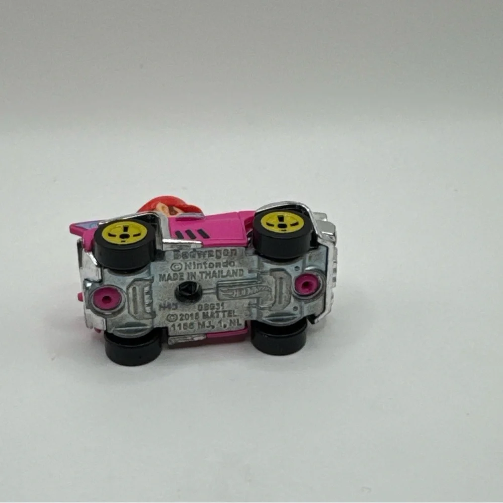 Mario Pink Racer Toy Car with Character Figure